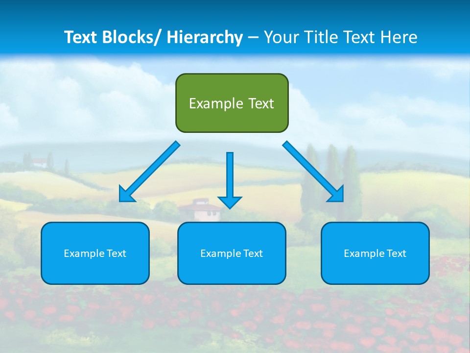 Sunny Field Cypress PowerPoint Template