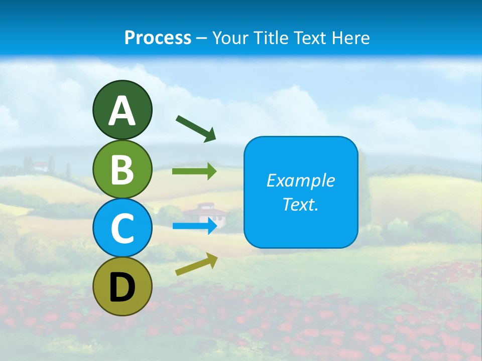 Sunny Field Cypress PowerPoint Template