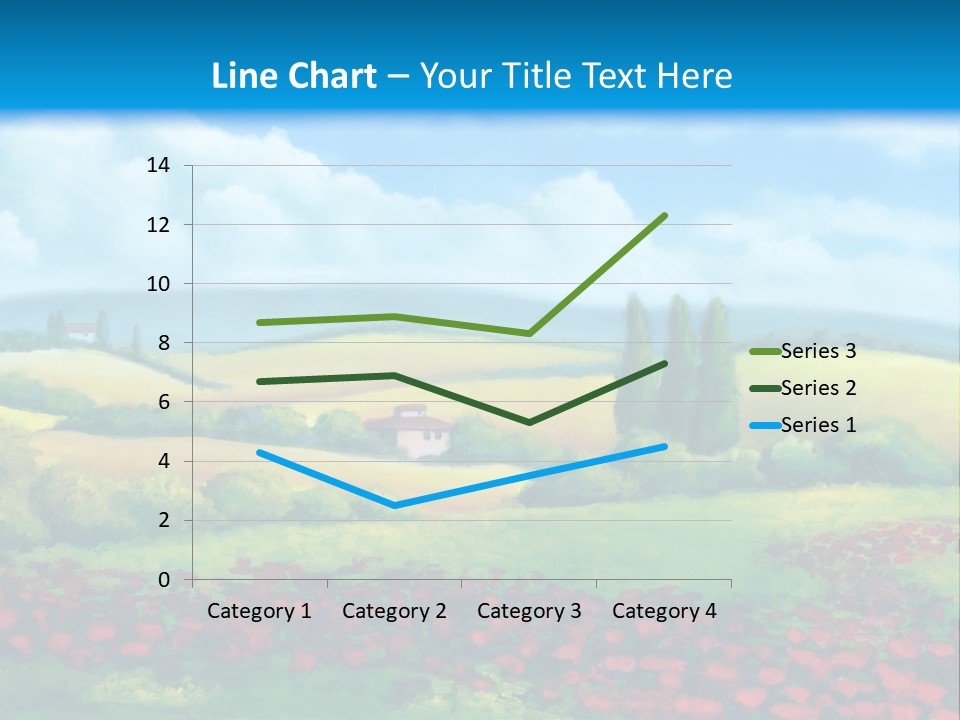 Sunny Field Cypress PowerPoint Template