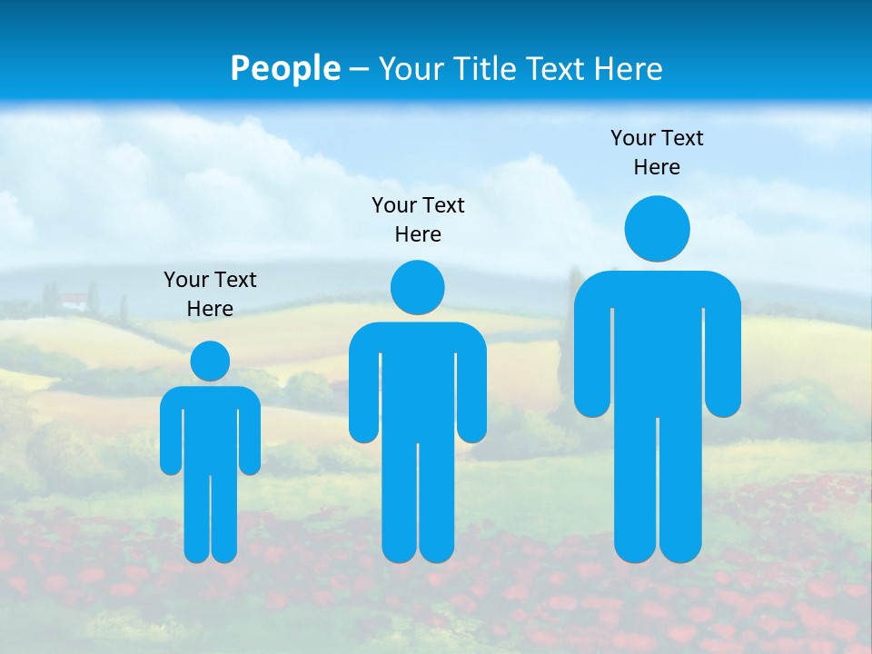 Sunny Field Cypress PowerPoint Template