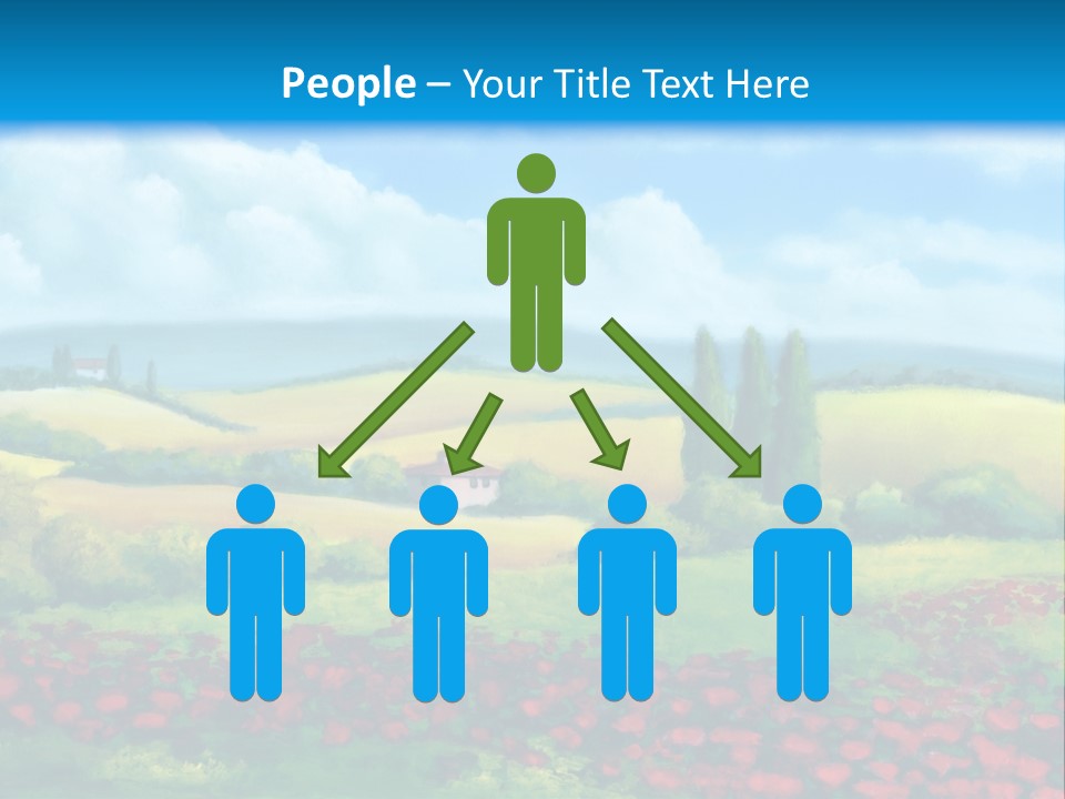 Sunny Field Cypress PowerPoint Template