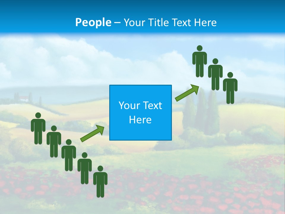 Sunny Field Cypress PowerPoint Template