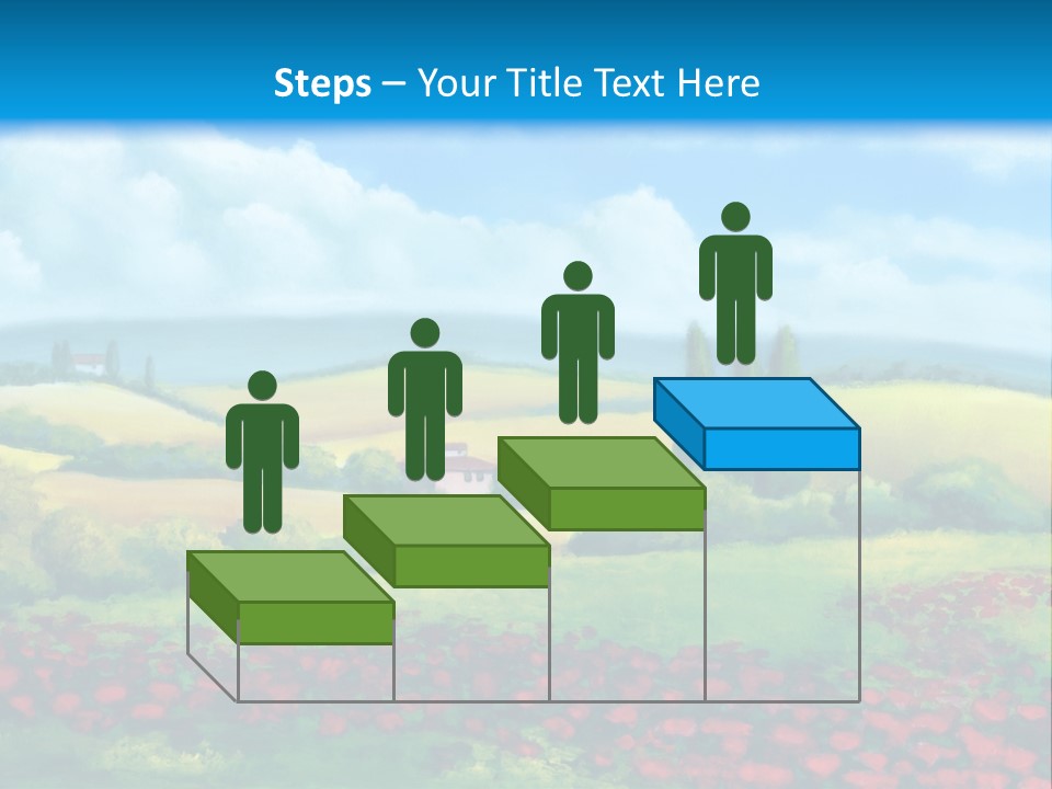 Sunny Field Cypress PowerPoint Template