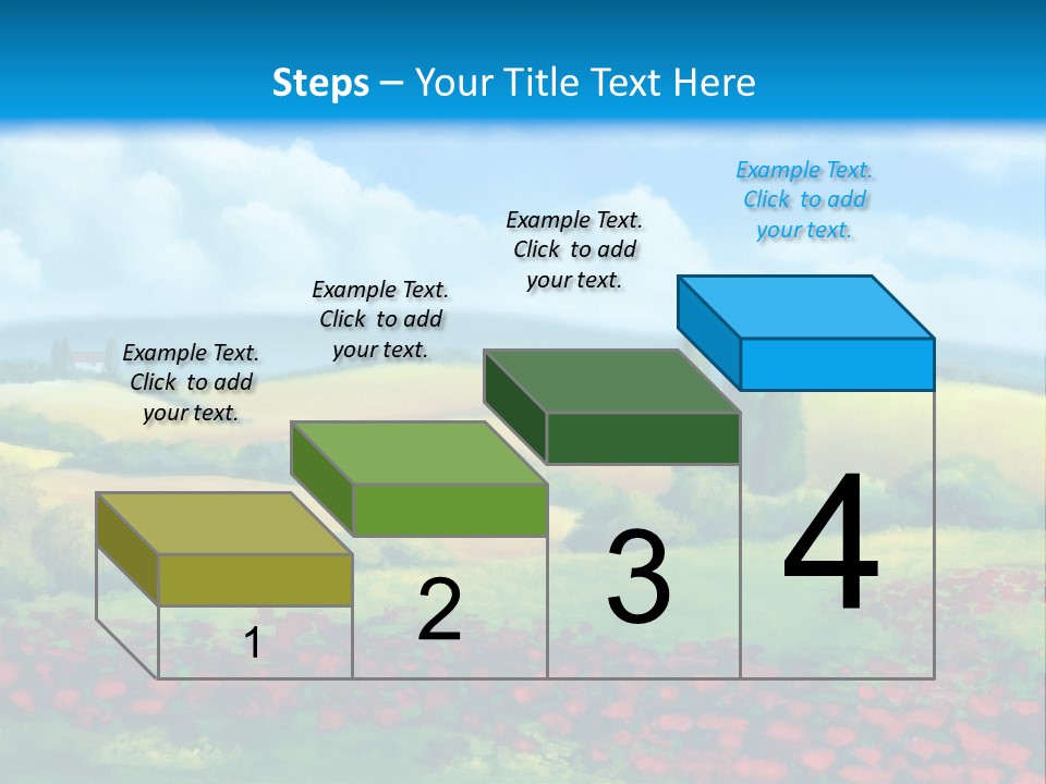 Sunny Field Cypress PowerPoint Template