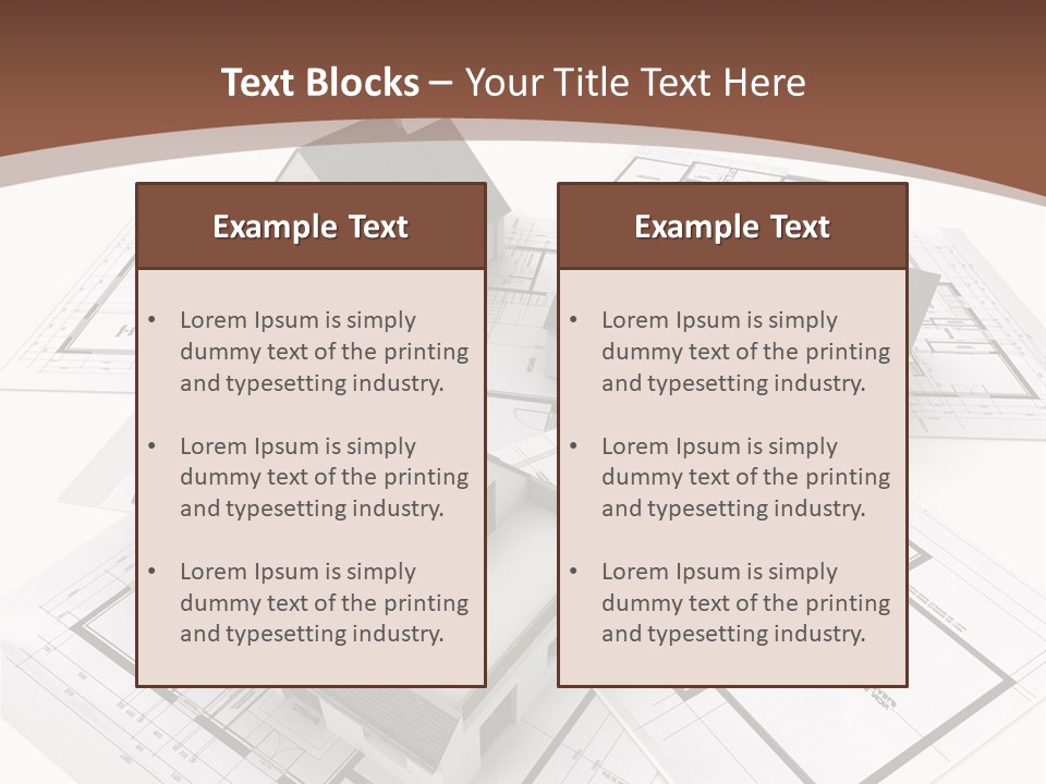Structure Property Plan PowerPoint Template