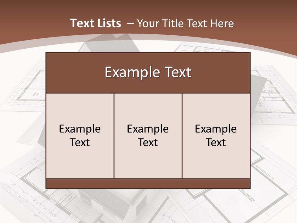 Structure Property Plan PowerPoint Template