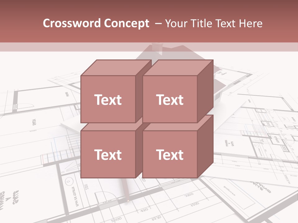 Construction Roof Window PowerPoint Template