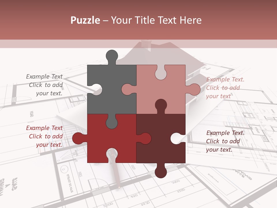 Construction Roof Window PowerPoint Template