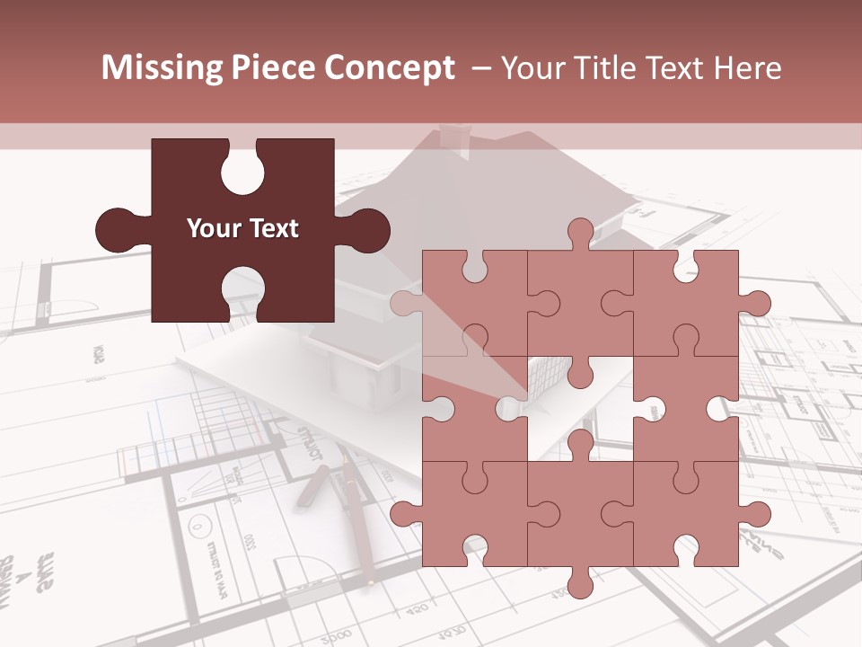 Construction Roof Window PowerPoint Template