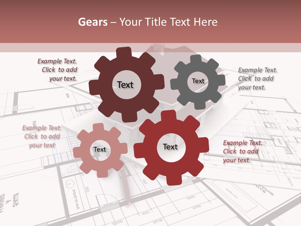 Construction Roof Window PowerPoint Template