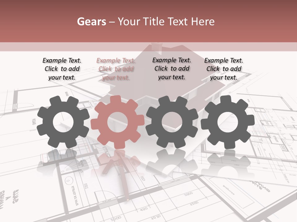 Construction Roof Window PowerPoint Template