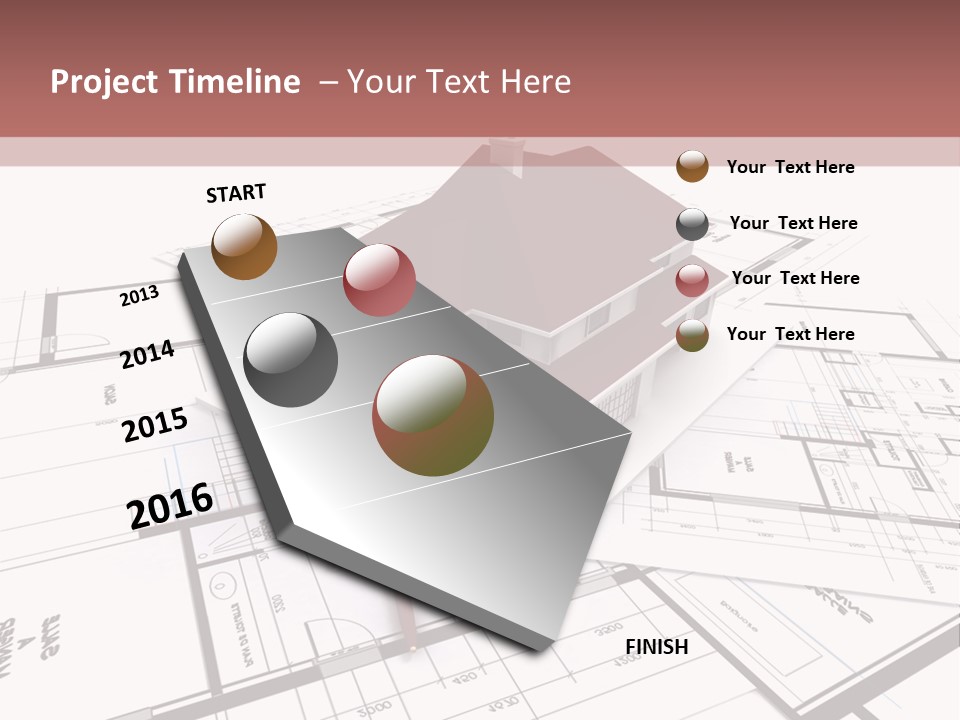 Construction Roof Window PowerPoint Template