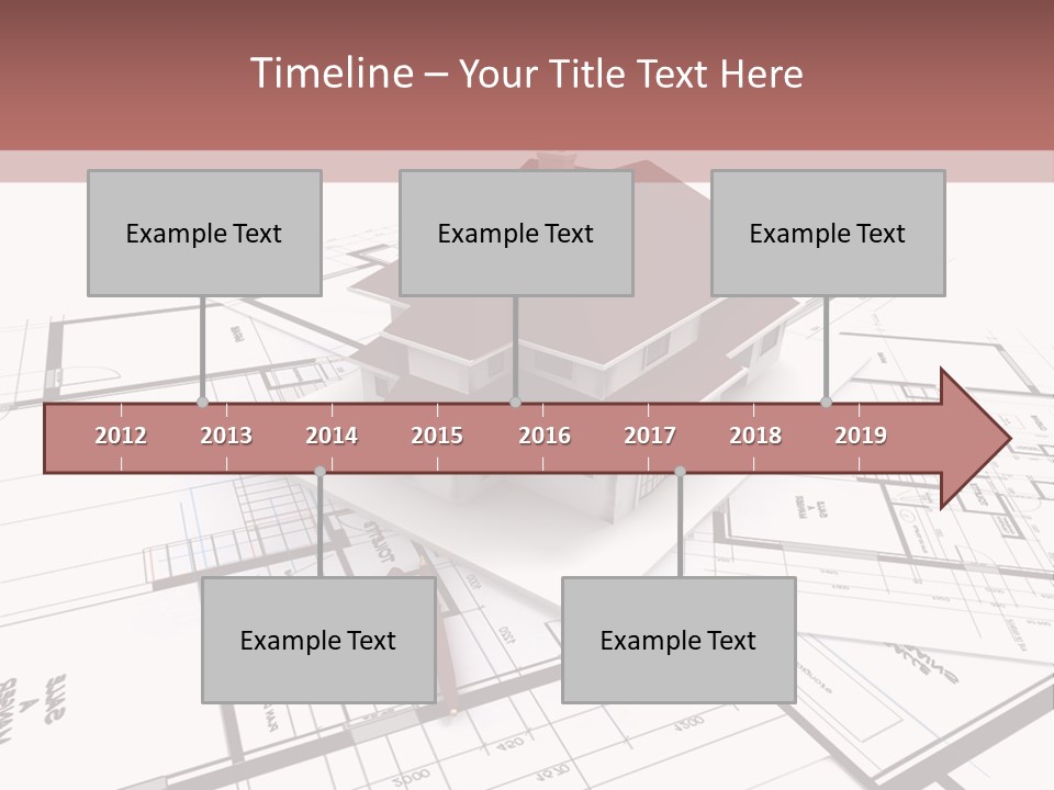 Construction Roof Window PowerPoint Template