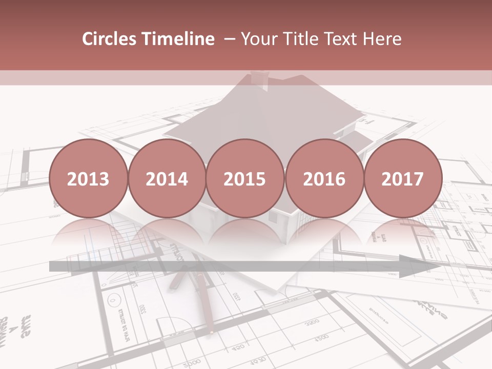 Construction Roof Window PowerPoint Template