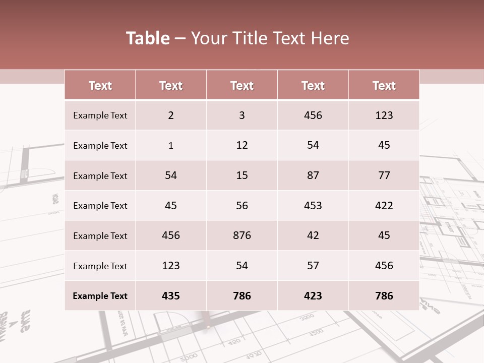 Construction Roof Window PowerPoint Template