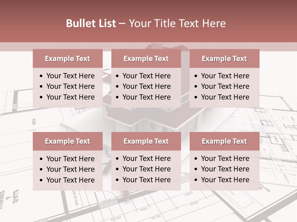 Construction Roof Window PowerPoint Template