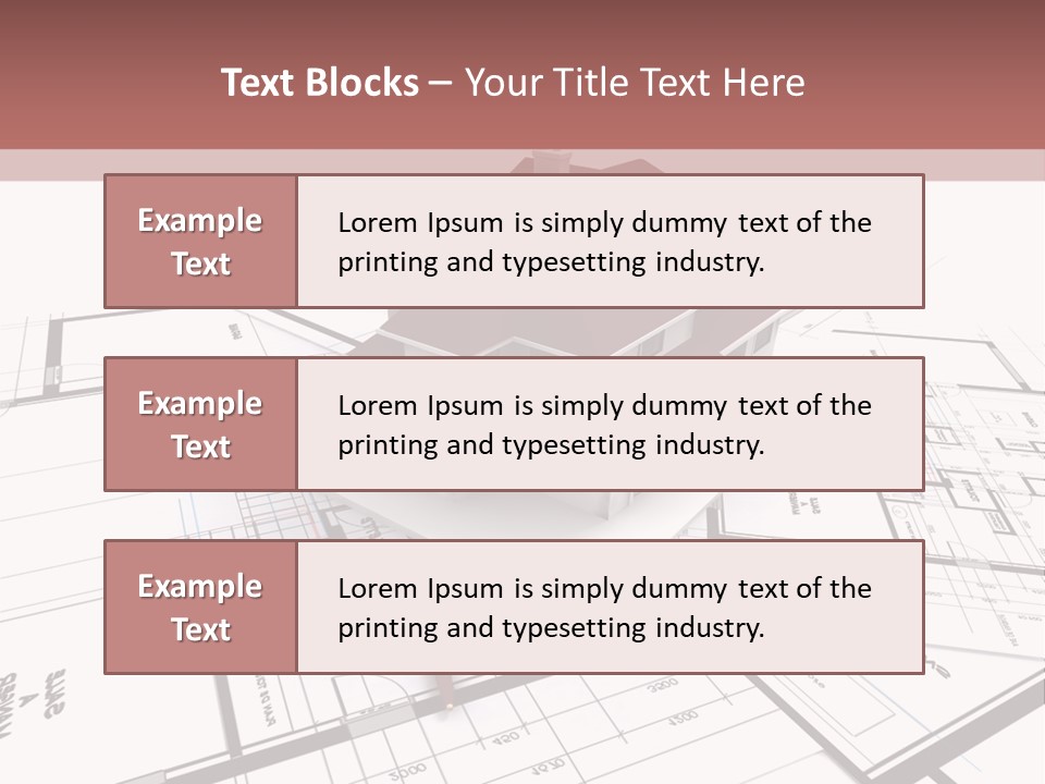 Construction Roof Window PowerPoint Template