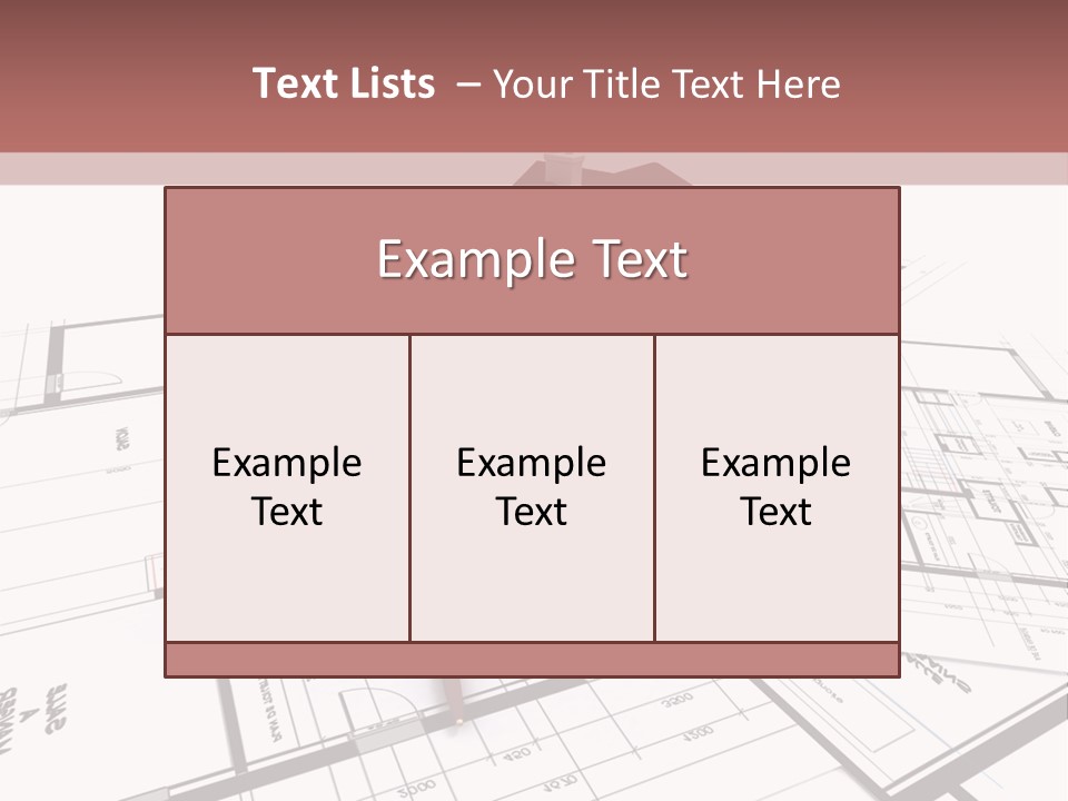 Construction Roof Window PowerPoint Template