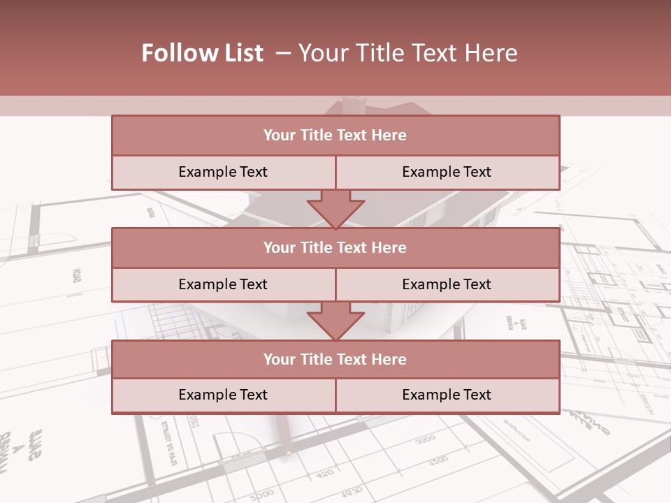 Construction Roof Window PowerPoint Template