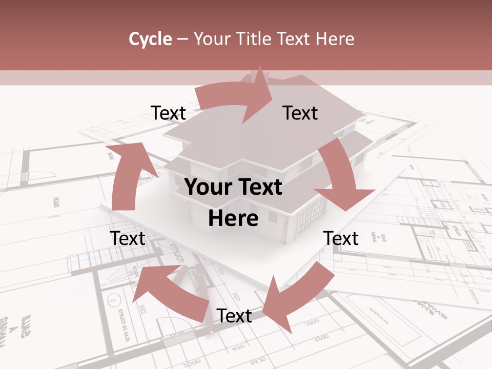 Construction Roof Window PowerPoint Template