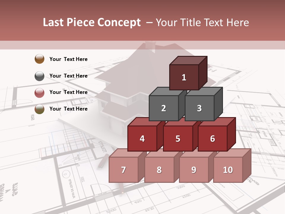 Construction Roof Window PowerPoint Template