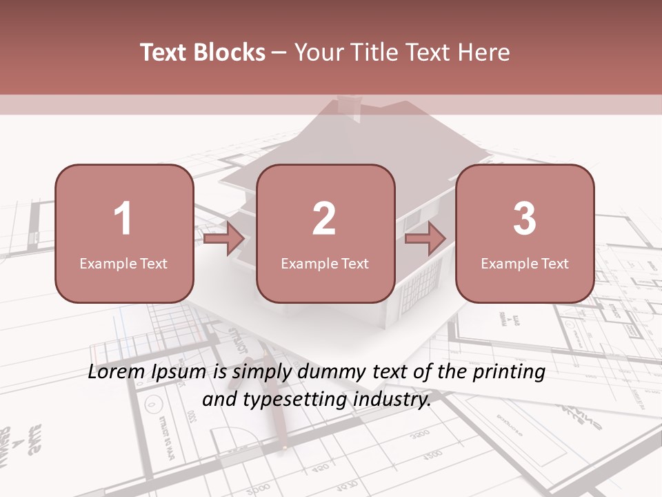 Construction Roof Window PowerPoint Template