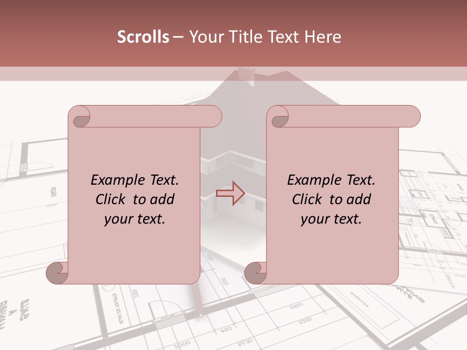 Construction Roof Window PowerPoint Template