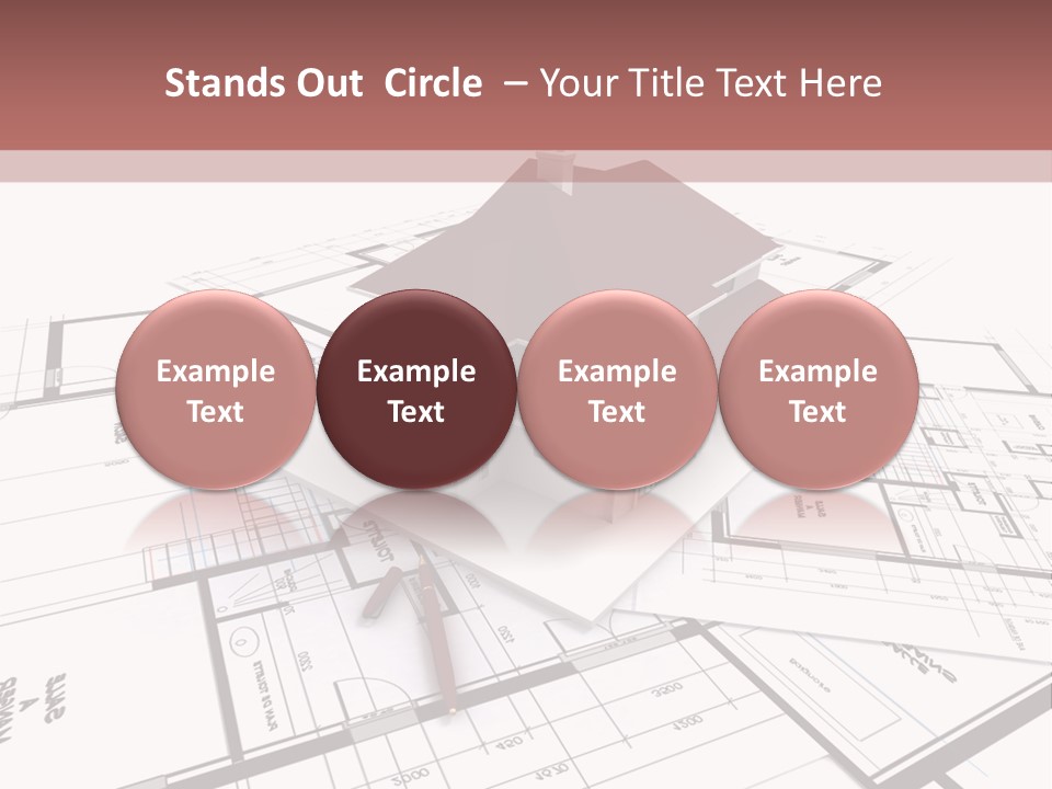 Construction Roof Window PowerPoint Template