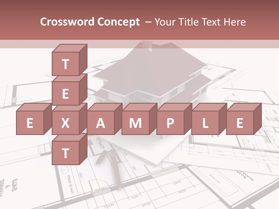 Construction Roof Window PowerPoint Template