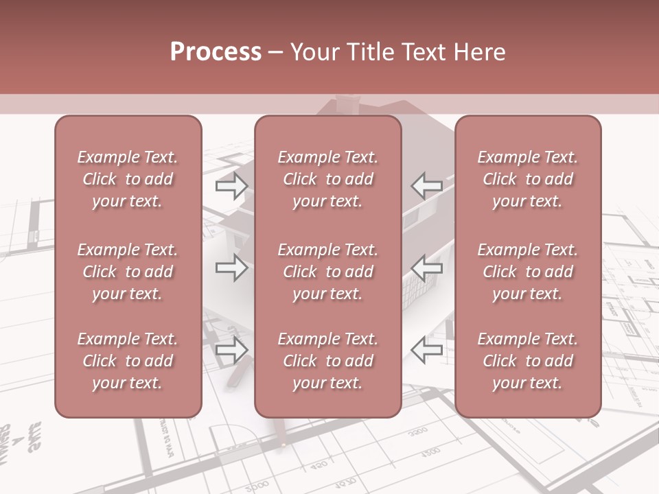 Construction Roof Window PowerPoint Template