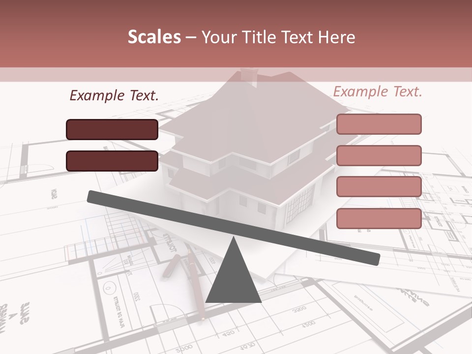 Construction Roof Window PowerPoint Template