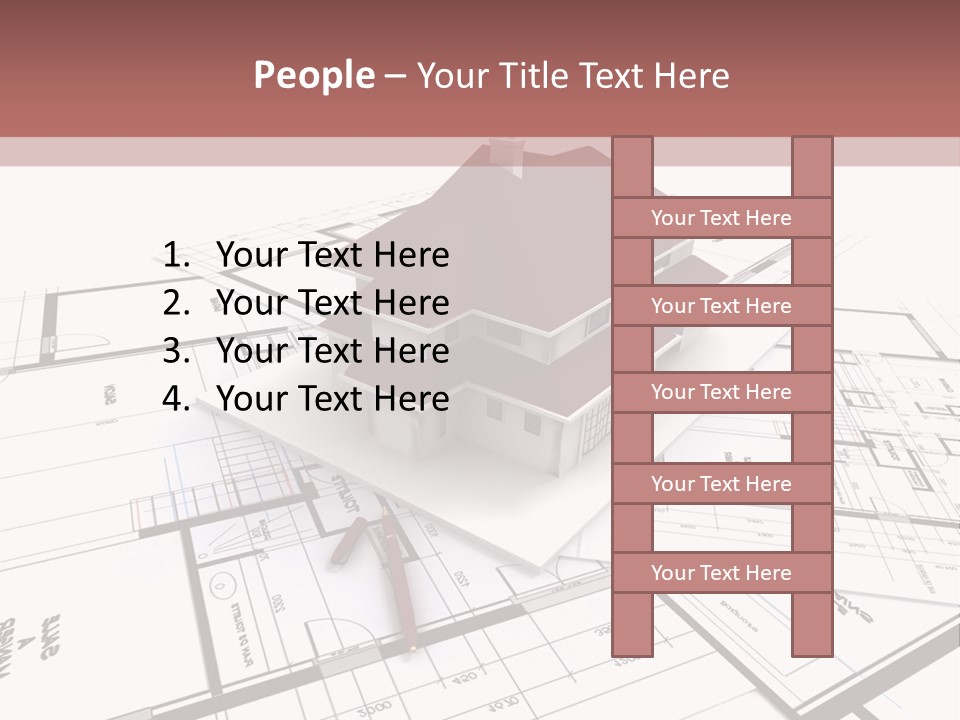 Construction Roof Window PowerPoint Template