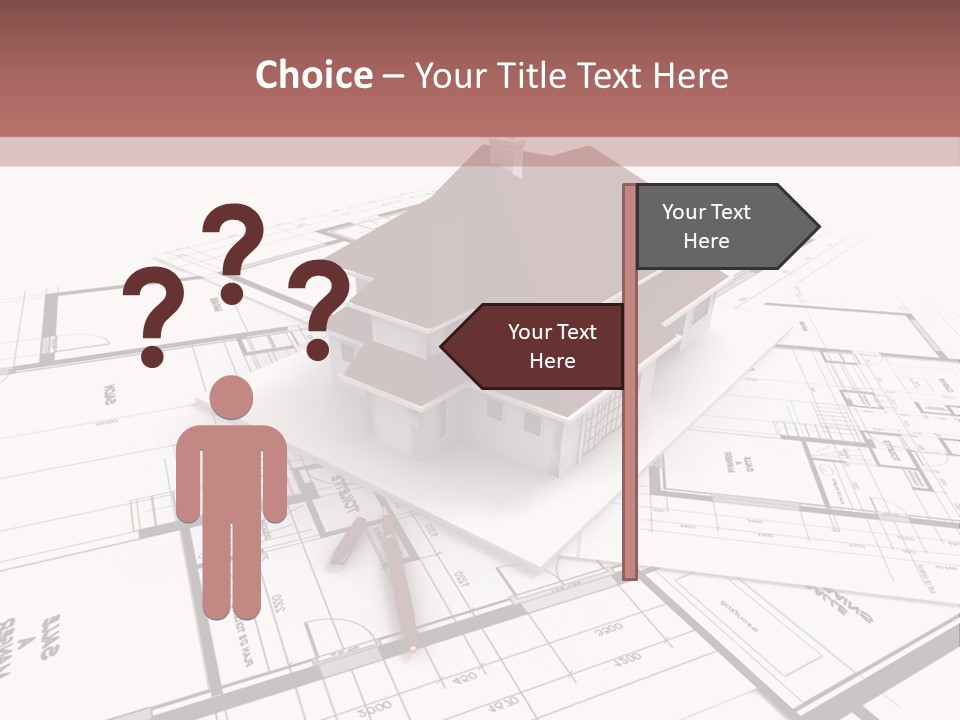 Construction Roof Window PowerPoint Template