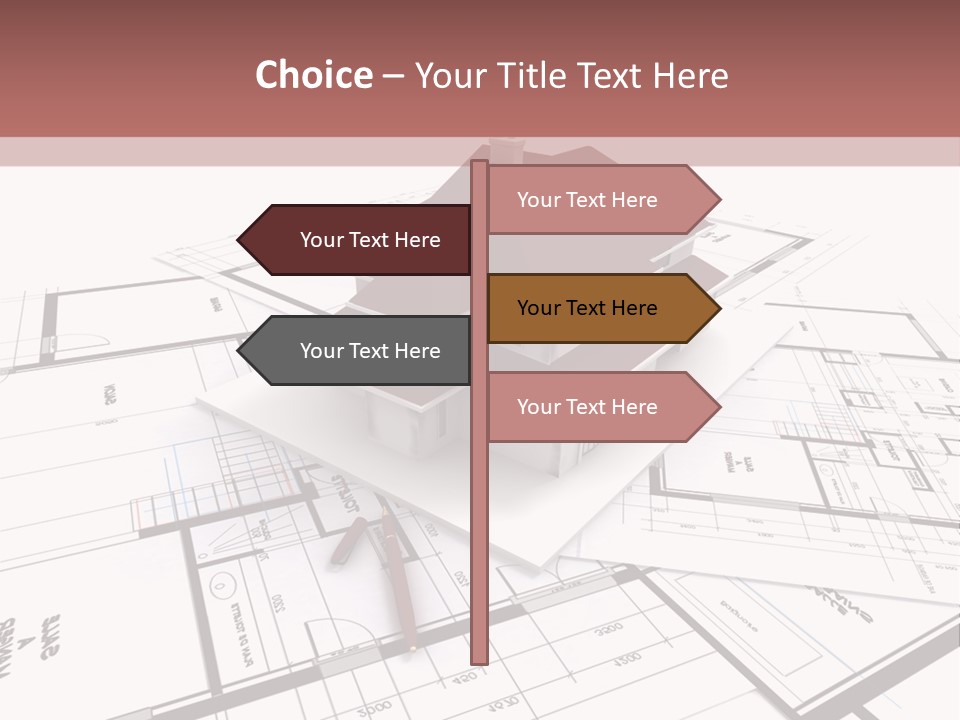 Construction Roof Window PowerPoint Template