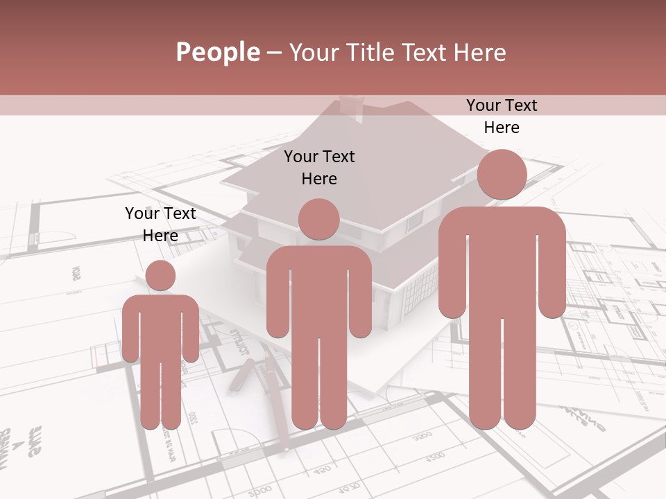 Construction Roof Window PowerPoint Template