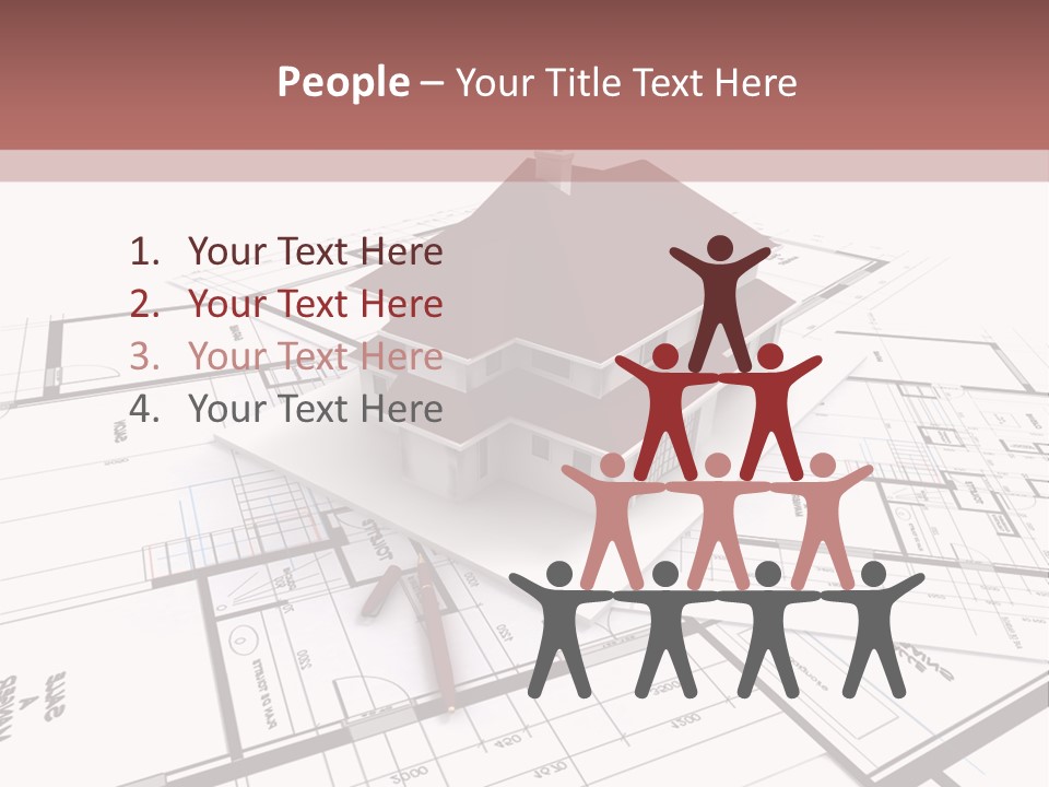 Construction Roof Window PowerPoint Template