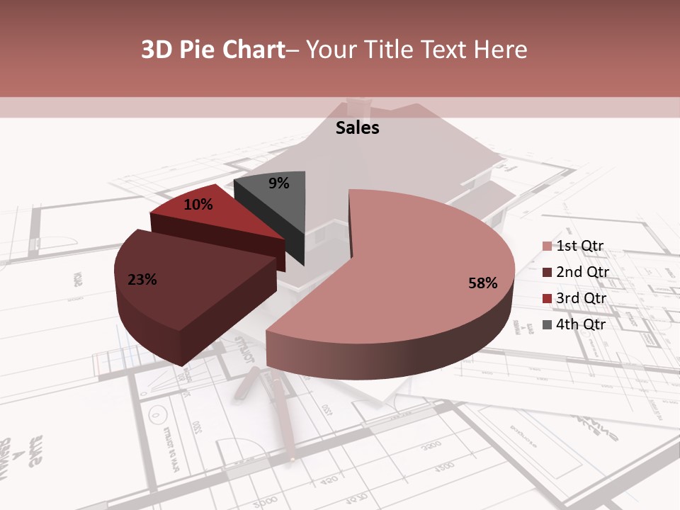 Construction Roof Window PowerPoint Template