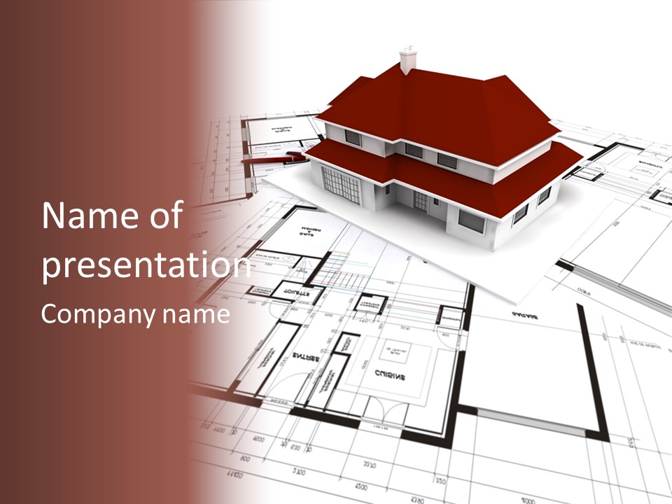 Building Map Property PowerPoint Template