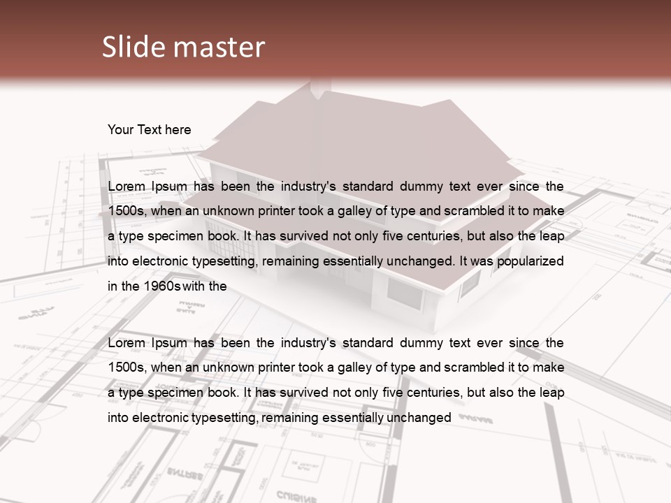 Building Map Property PowerPoint Template