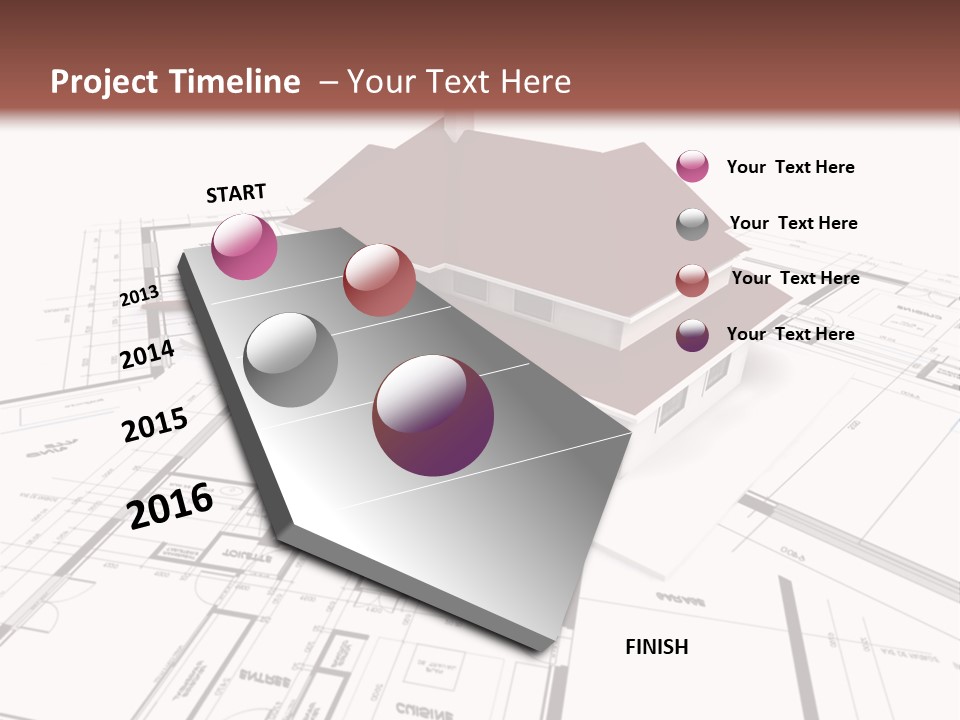 Building Map Property PowerPoint Template