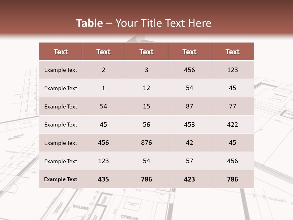 Building Map Property PowerPoint Template