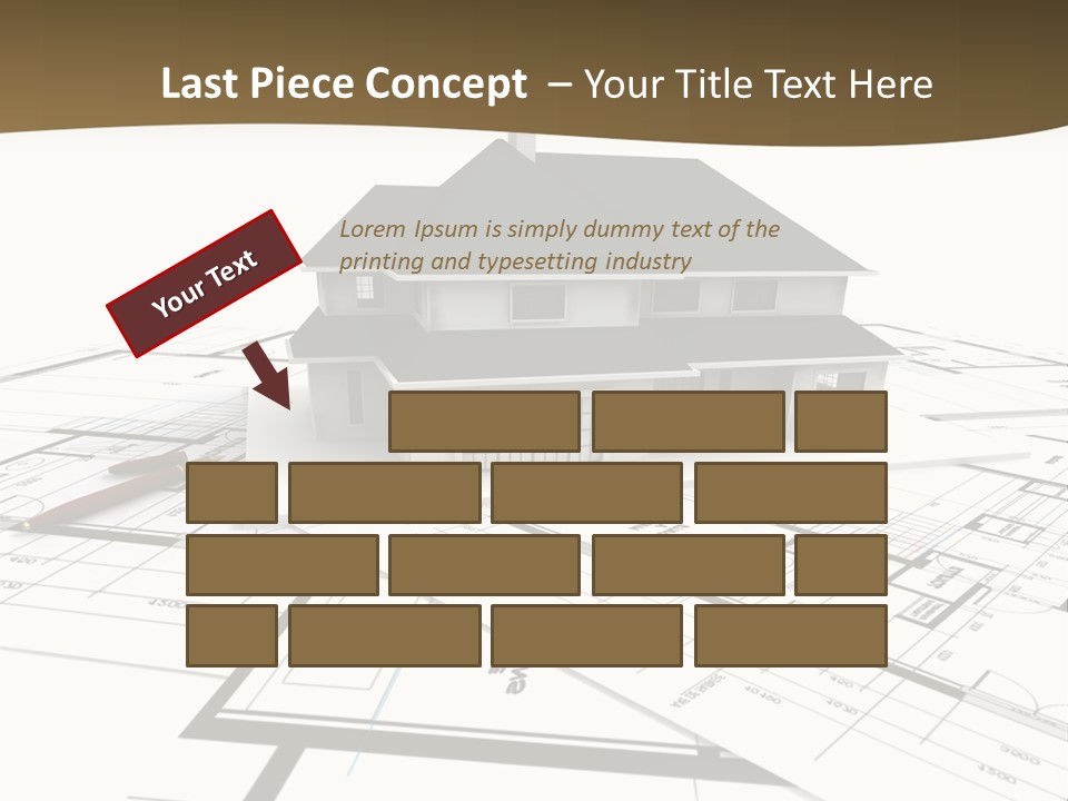 Structure Conception Building PowerPoint Template