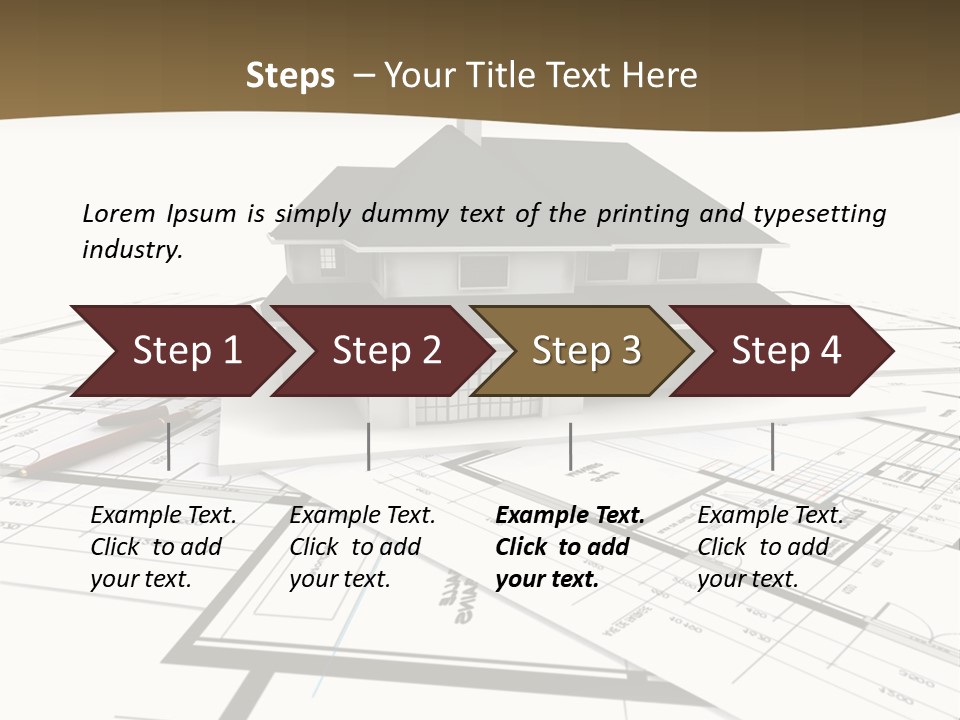 Structure Conception Building PowerPoint Template