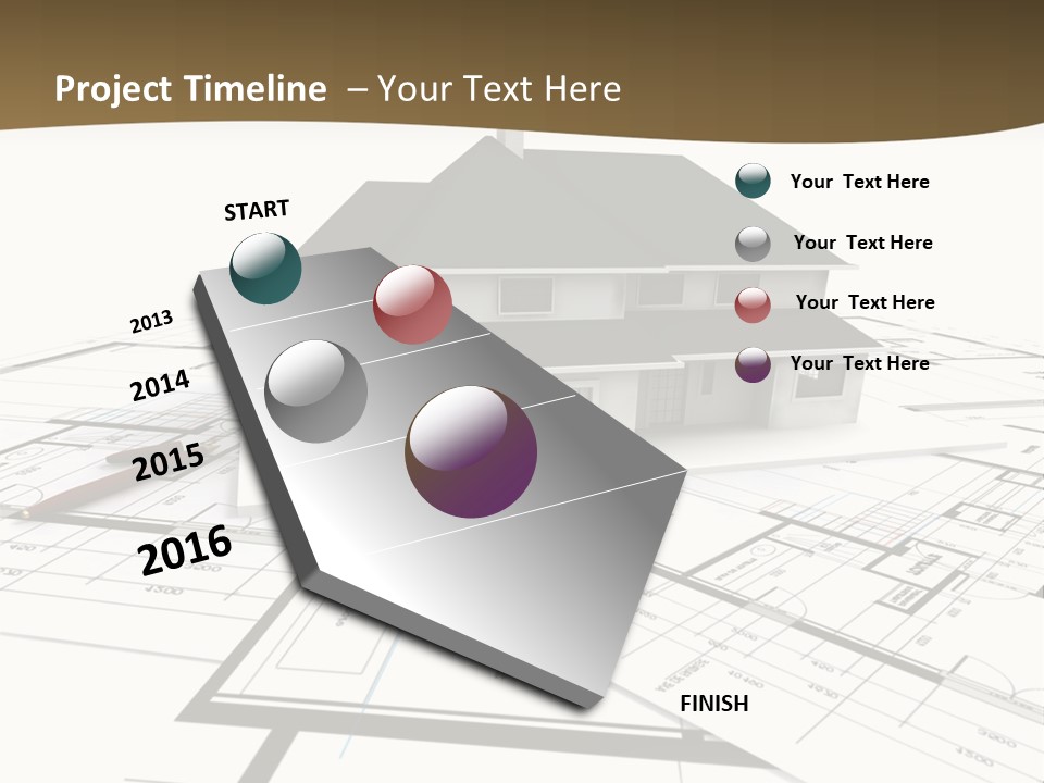 Structure Conception Building PowerPoint Template