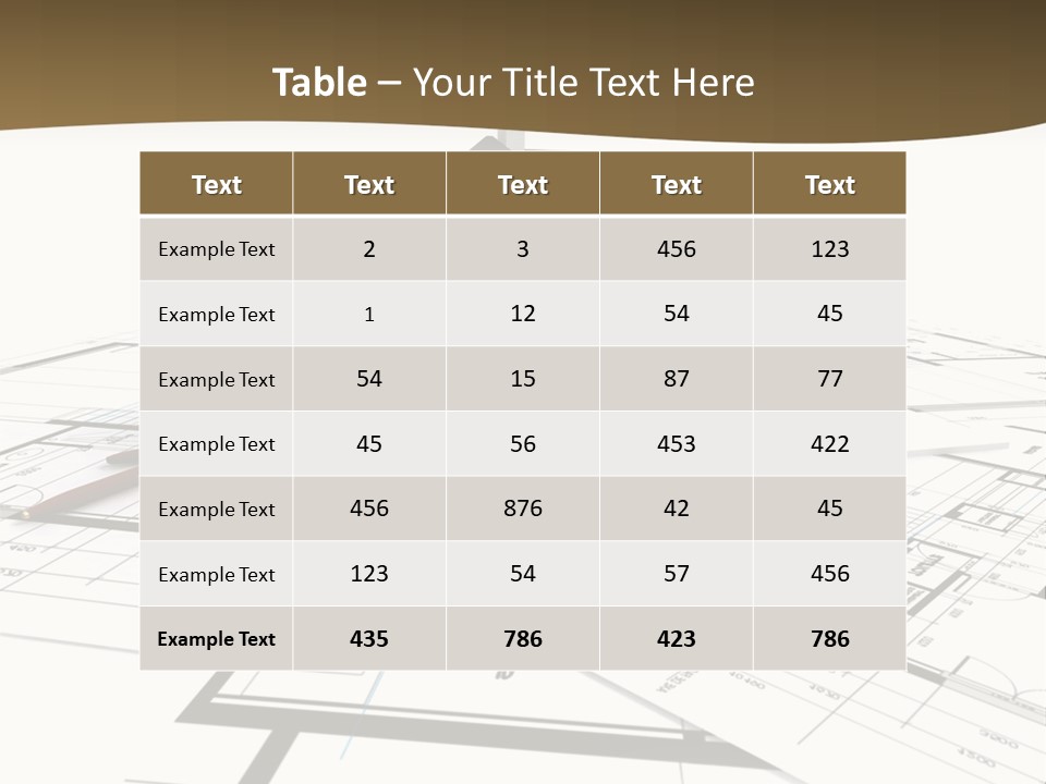 Structure Conception Building PowerPoint Template
