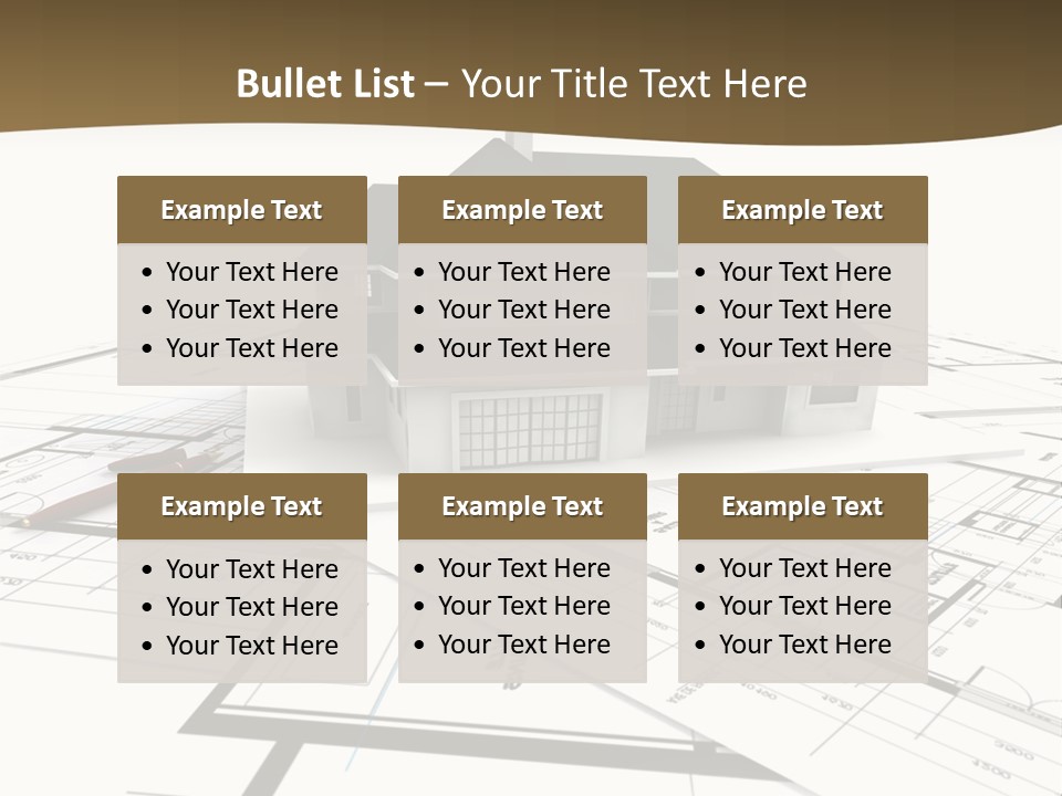 Structure Conception Building PowerPoint Template