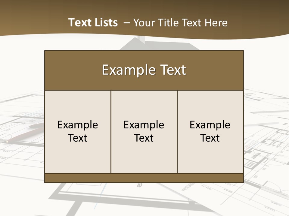 Structure Conception Building PowerPoint Template