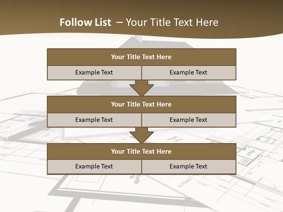 Structure Conception Building PowerPoint Template