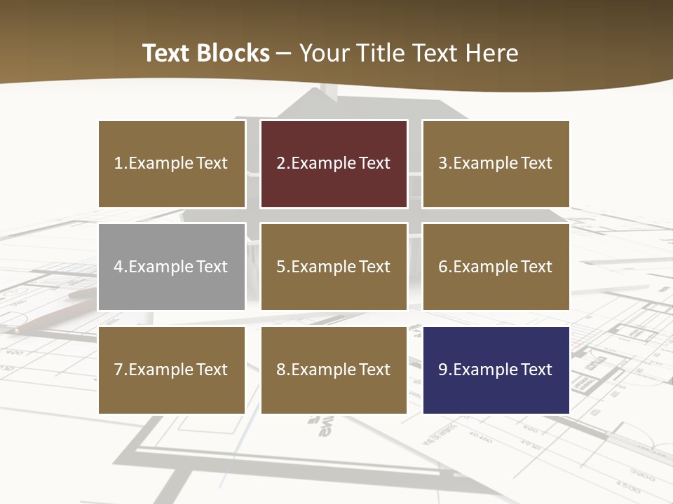 Structure Conception Building PowerPoint Template