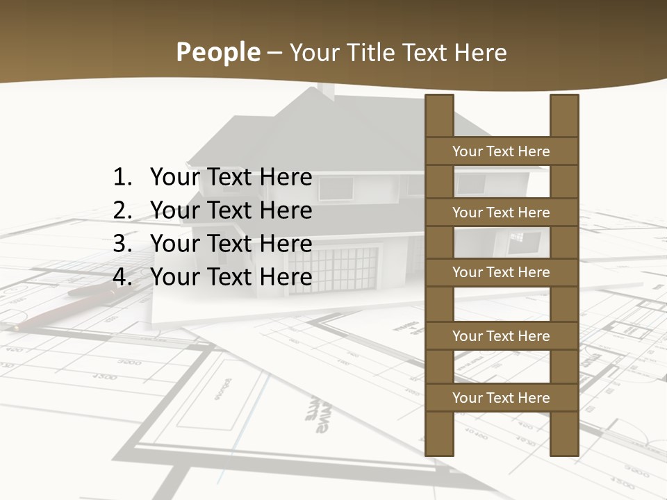 Structure Conception Building PowerPoint Template